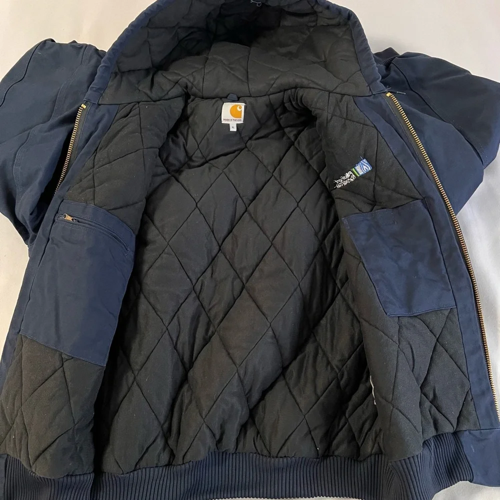 Carhartt Navy Blue‎ Hooded Jacket